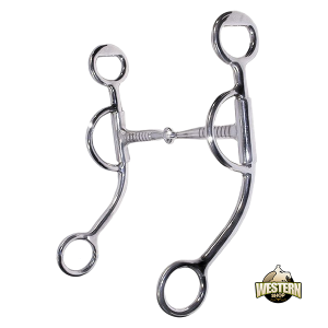 Snaffle Bit/Csikózabla szájrészes egyszerű short shank feszítőzabla